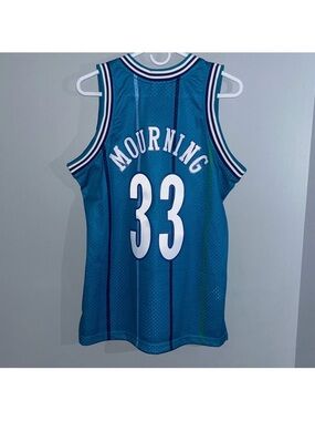 Charlotte Hornets Alonzo Mourning #33 Mitchell & Ness 1992 ROOKIE NBA Jersey